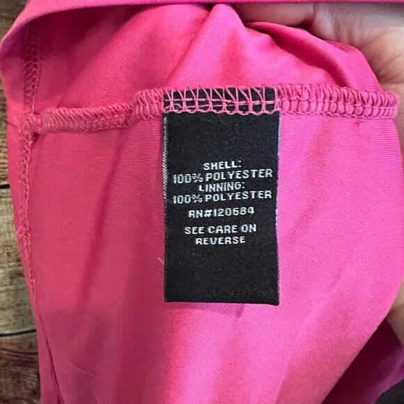 Torrid Berry Plaid Chiffon Scoop Neck Mini Midi Dress Womens 2 2X Lined Sundress - Picture 4 of 6